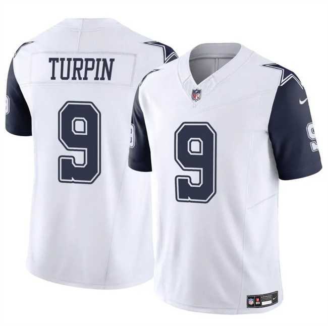 Men & Women & Youth Dallas Cowboys #9 KaVontae Turpin White 2023 F.U.S.E Vapor Untouchable Limited Stitched Jersey